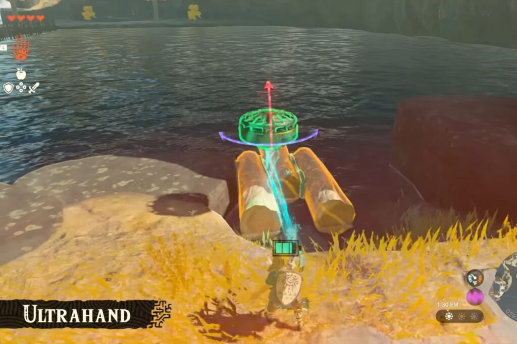 Ultrahand em Zelda tears of the Kingdom