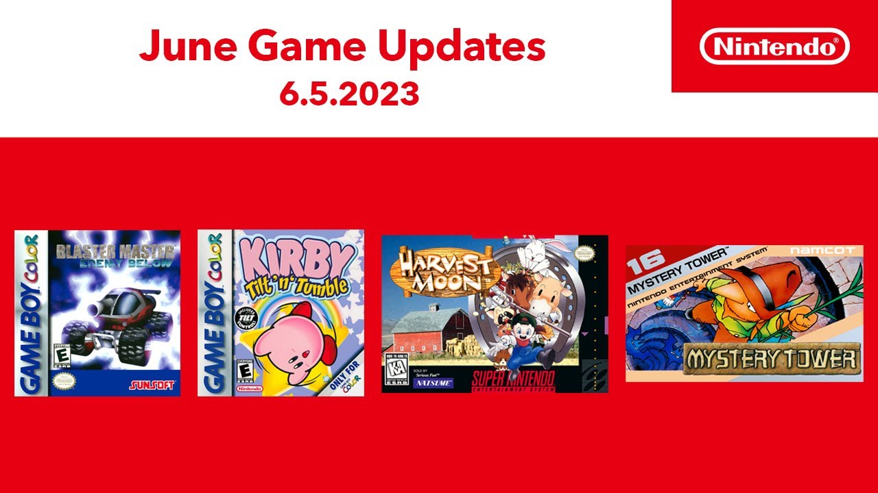 Confira os novos jogos do Nintendo Switch Online de Junho
