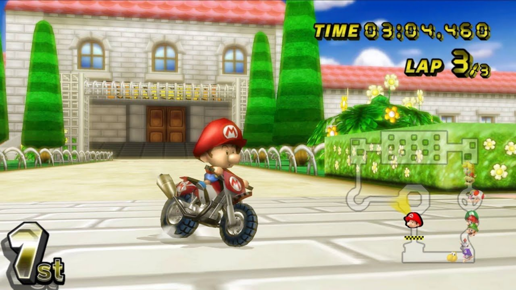 Desde pequeno já é o 1° no pódio dos nossos corações: Mario Kart X só vem.